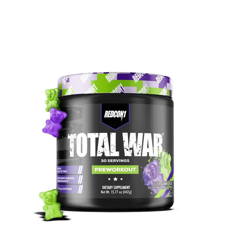 TOTAL WAR PREWORKOUT - SOUR GUMMY BEAR